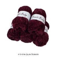KD3408 - 500 gr. (5 Adet) Standart kalınlık Kadife İhraç Fazlası İp