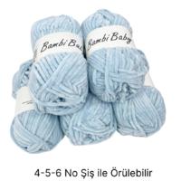 KD3412 - 550 gr. (5 Adet) Standart kalınlık Kadife İhraç Fazlası İp