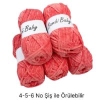 KD3419 - 500 gr. (5 Adet) Standart kalınlık Kadife İhraç Fazlası İp