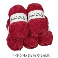 KD3420 - 500 gr. (5 Adet) Standart kalınlık Kadife İhraç Fazlası İp