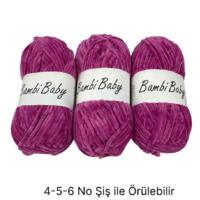 KD3428 - 350 gr. (3 Adet) Standart kalınlık Kadife İhraç Fazlası İp