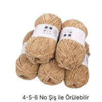KD3438 - 500 gr. (5 Adet) Standart kalınlık Kadife İhraç Fazlası İp