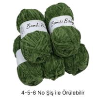 KD3441 - 500 gr. (5 Adet) Standart kalınlık Kadife İhraç Fazlası İp