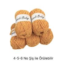 KD3449 - 500 gr. (5 Adet) Standart kalınlık Kadife İhraç Fazlası İp