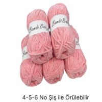 KD3454 - 550 gr. (5 Adet) Standart kalınlık Kadife İhraç Fazlası İp
