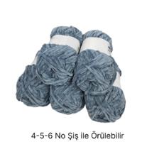 KD3457 - 500 gr. (5 Adet) Standart kalınlık Kadife İhraç Fazlası İp