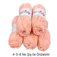 KD3464 - 500 gr. (5 Adet) Standart kalınlık Kadife İhraç Fazlası İp