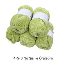 KD3466 - 500 gr. (5 Adet) Standart kalınlık Kadife İhraç Fazlası İp