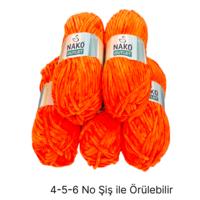 KD3487 - 490 gr. (5 Adet) Standart kalınlık kadife nako outlet Kadife İhraç Fazlası İp
