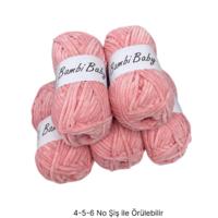 KD3525 - 500 gr. (5 Adet) Standart kalınlık Kadife İhraç Fazlası İp