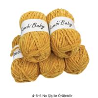 KD3537 - 500 gr. (5 Adet) Standart kalınlık Kadife İhraç Fazlası İp