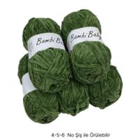KD3553 - 550 gr. (5 Adet) Standart kalınlık  Kadife İhraç Fazlası İp
