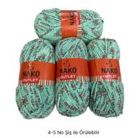 KD3587 - 900 gr. (4 Adet) İnce kadife nako outlet Kadife İhraç Fazlası İp