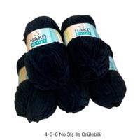 KD3604 - 490 gr. (5 Adet) Standart kalınlık kadife siyah Kadife İhraç Fazlası İp