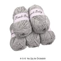 KD3621 - 570 gr. (5 Adet) Standart kalınlık  Kadife İhraç Fazlası İp