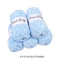 KD3644 - 500 gr. (5 Adet) Standart kalınlık Kadife İhraç Fazlası İp
