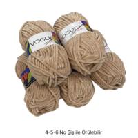 KD3680 - 480 gr. (5 Adet) Kadife Standart kalınlık  Nako vogue  Kadife İhraç Fazlası İp