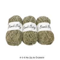 KD3695 - 300 gr. (3 Adet) Standart kalınlık Kadife İhraç Fazlası İp