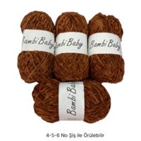 KD3696 - 390 gr. (4 Adet) Standart kalınlık Kadife İhraç Fazlası İp