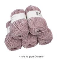 KD3713 - 500 gr. (5 Adet) Standart kalınlık Kadife İhraç Fazlası İp