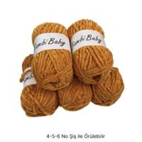 KD3727 - 500 gr. (5 Adet) Standart kalınlık  Kadife İhraç Fazlası İp