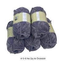 KD3772 - 520 gr. (5 Adet) Standart kalınlık kadife İhraç Fazlası İp