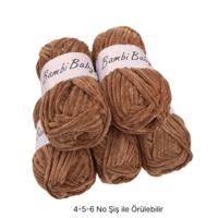 KD3785 - 500 gr. (5 Adet) Standart kalınlık Kadife İhraç Fazlası İp