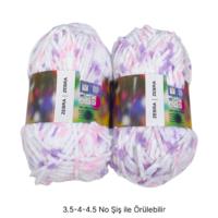KD3799 - 224 gr. (2 Adet) Benekli ince Kadife İhraç Fazlası İp