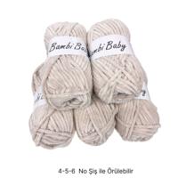 KD3809 - 500 gr. (5 Adet) Standart kalınlık Kadife İhraç Fazlası İp