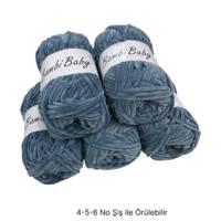 KD3821 - 500 gr. (5 Adet) Standart kalınlık Kadife İhraç Fazlası İp