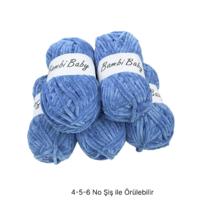 KD3827 - 500 gr. (5 Adet) Standart kalınlık Kadife İhraç Fazlası İp