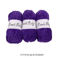 KD3829 - 340 gr. (3 Adet) Standart kalınlık Kadife İhraç Fazlası İp
