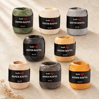 Knit Me Saten Rafya 100 gr - Düz Renk 
