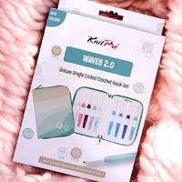 KnitPro WAVES 2.0 Lüks Tığ İşi Seti - 14 cm
