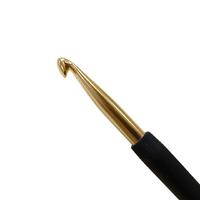 KnitPro Yumuşak Saplı Altın Kancalı Tığ - 6.5mm
