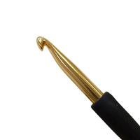 KnitPro Yumuşak Saplı Altın Kancalı Tığ - 7mm