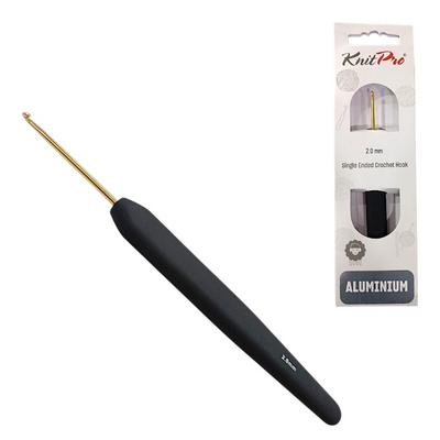 KnitPro Yumuşak Saplı Altın Kancalı Tığ - 2mm