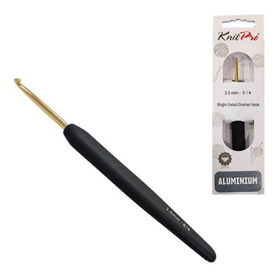 KnitPro Yumuşak Saplı Altın Kancalı Tığ - 3.5mm