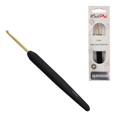 KnitPro Yumuşak Saplı Altın Kancalı Tığ - 3mm