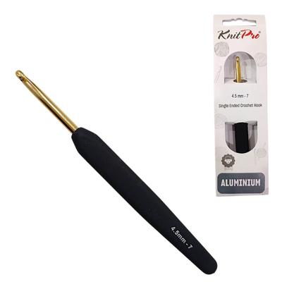 KnitPro Yumuşak Saplı Altın Kancalı Tığ - 4.5mm