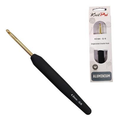 KnitPro Yumuşak Saplı Altın Kancalı Tığ - 4mm
