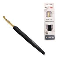 KnitPro Yumuşak Saplı Altın Kancalı Tığ - 6mm