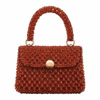 Kristal/Cam Boncuk Çanta Sapı - ADET 37 cm 