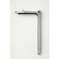 L Model Dikmeli Metal Çanta/Bursu 18.5 cm - GÜMÜŞ