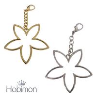 Lotus Çiçeği Modeli Çengelli Çanta Süsü Çeşitleri - 11 cm