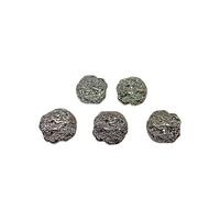 Lüx10 - 18 mm Gümüş Lüx (Lüks) Metal Düğme (5 Adet)