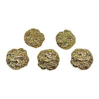 Lüx13 - 22 mm Gold Lüx (Lüks) Metal Düğme (5 Adet)