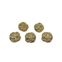 Lüx14 - 18 mm Gold Lüx (Lüks) Metal Düğme (5 Adet)