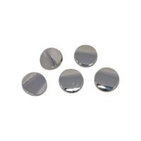 Lüx30 - 18 mm Gümüş Lüx (Lüks) Metal Düğme (5 Adet)