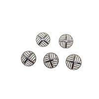 Lüx4 - 18 mm Gümüş Lüx (Lüks) Metal Düğme (5 Adet)